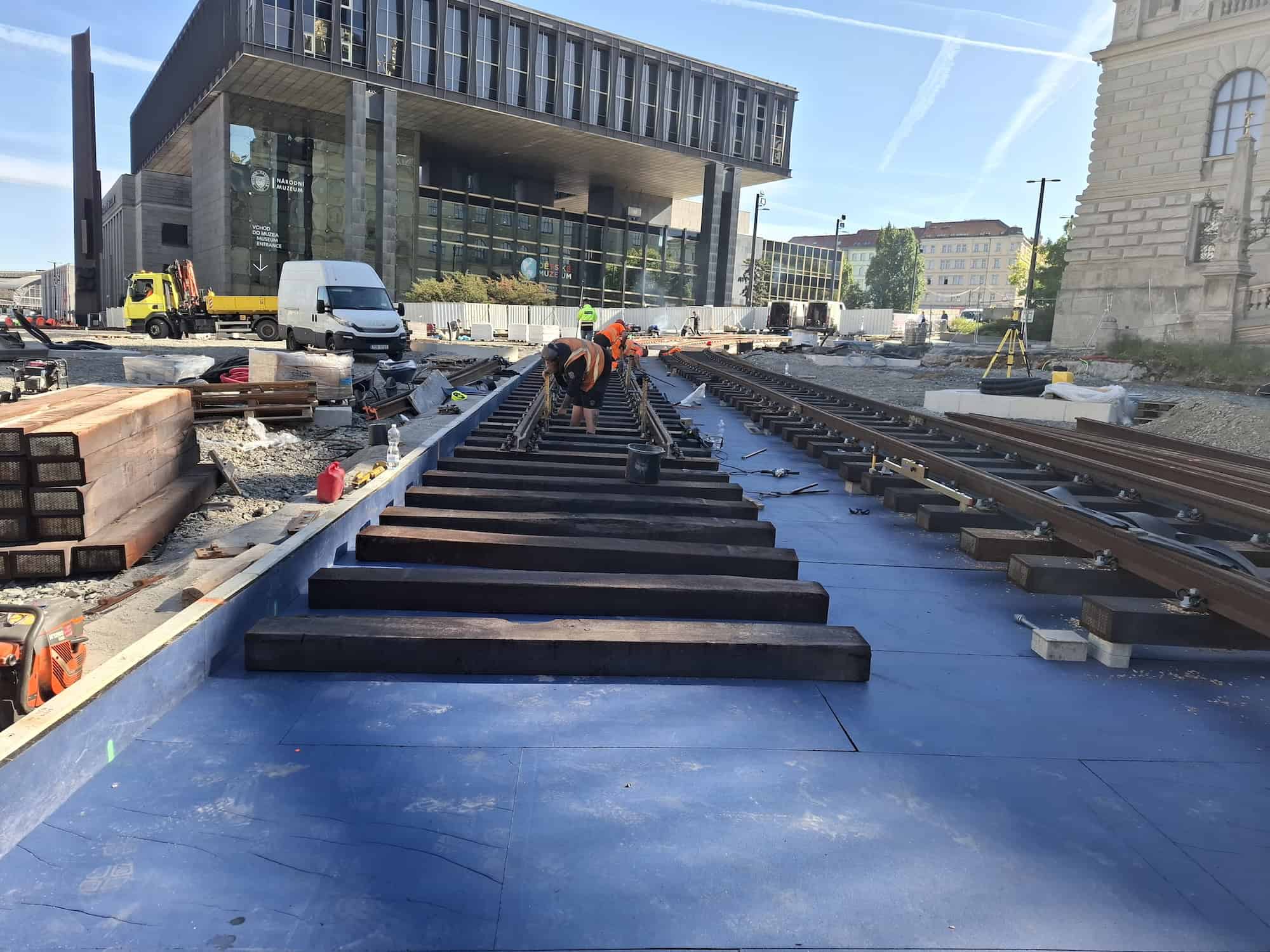 Tramvajová trať Václavské náměstí